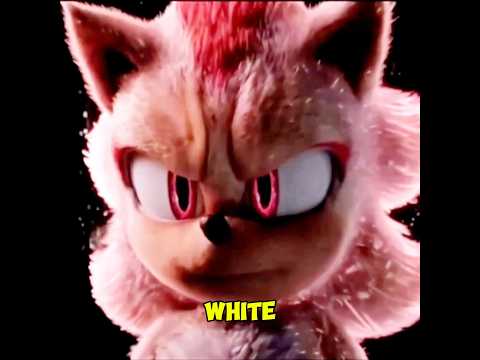 Why Shadow Turns White in SONIC THE HEDGEHOG 3?... #shorts