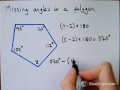 Polygon Angle Measures and Calculations