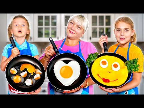 Una colección de los mejores vídeos con retos para niños | Vania Mania contra La Abuela