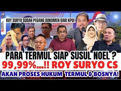 PARA TERMUL SIAP SUSUL NOEL⁉️ANCAMAN ROY SURYO CS SERIUS! SIAP PIDANAKAN MRK & BOSNYA!