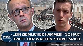 GAZA: Merz' Waffen-Wumms! Jetzt steht das komplette Verhältnis zur Israel-Regierung auf der Kippe