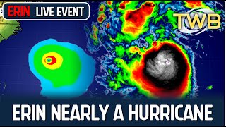 LIVE - Erin approaching hurricane status in the Atlantic