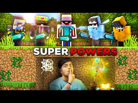 Minecraft Manhunt (1V3) But I Secretly Used SUPERPOWERS