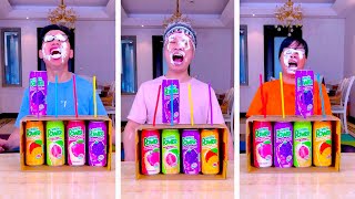 Family Games丨taste Challenge, Guess Wrong And Receive A Foam Penalty! #Partygames#Familygames