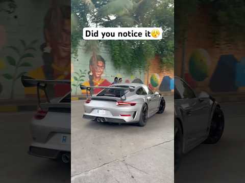 Right way to drive a Porsche GT3rs! #supercar #porsche