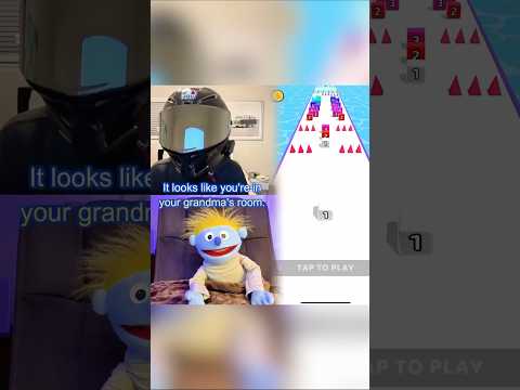 Blue Elmo has a funny conversation with @Moto cozy and gets a face reveal! #viral #pov #funny