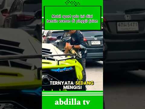 mobil harga milyaran disisi bensin eceran โ๏ธ #shorts