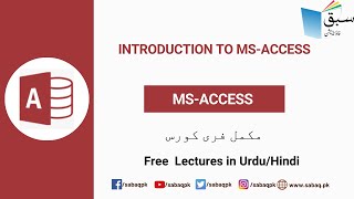 Introduction to MS-Access