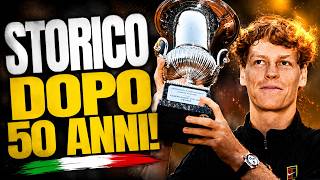 DOPO MEZZO SECOLO ARRIVA IL MOMENTO: JANNIK SINNER ENTRA NELLA LEGGENDA