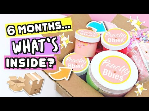 6 MONTH OLD Slime Package...WHAT'S INSIDE?