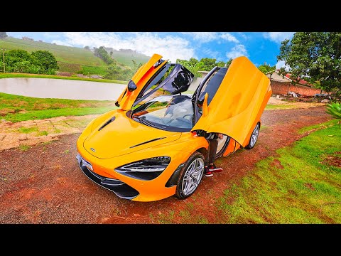 FUI VISITAR O SITIO DO MEU AMIGO DE MCLAREN 720S !