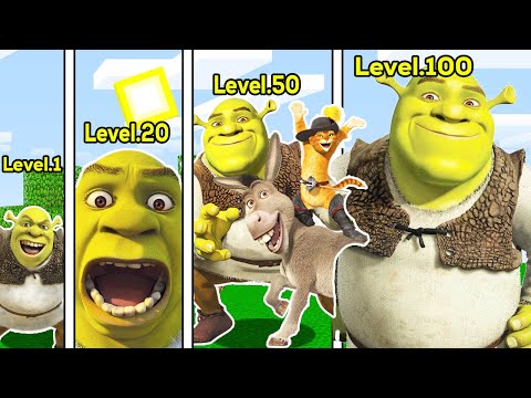 SHREK SEVİYELERİ 😱 - Minecraft