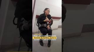 Mujer policía encuentra bebé llorando de hambre. Nadie lo ayudaba y decidió amamantarlo.