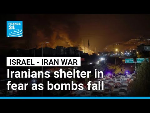 YouTube video thumbnail: Iranian Residents Document Life Under Israeli Fire