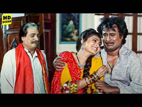 अरे, ये हंसने का वक्त नहीं है! बाबूजी ने सब कुछ देख लिया है ! Rajnikant & Kader Khan Best Comedy