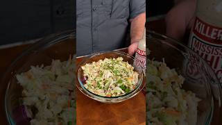 my new favorite summertime coleslaw recipe #bbqshorts