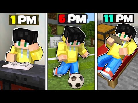 My FIRST Day in HIGH SCHOOL in Minecraft! (Tagalog)