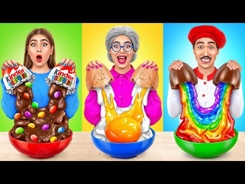Reto De Cocina Yo vs Abuela | Recetas de Comida Divertidas de TeenDO Challenge