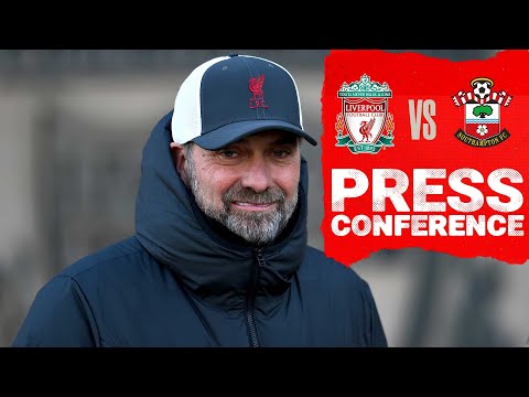 Jürgen Klopps pre-match press conference | Southampton