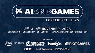 The AI and Games Conference is Back! | Nov 3rd-4th 2025