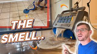 10 YEARS of Dirt & Grime Removed From This Apartment Tile! landlord in shock!