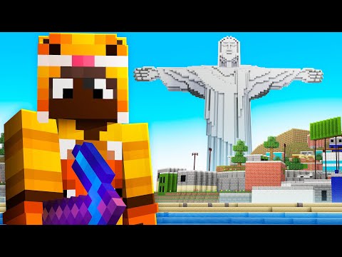 Construí o Rio de Janeiro no Minecraft