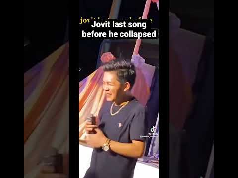 Jovit Baldivino Last song before he collapsed #jovitbaldivino