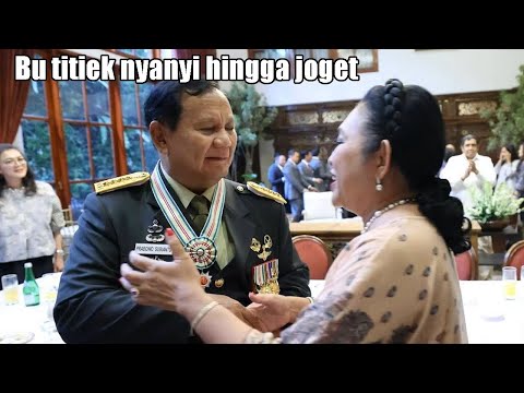 Bu Titiek Nyanyi - Jendral Prabowo Ptg Tumpeng Sungkem Dibanjiri Ucapan Selamat, Ada Deddy Corbuzier