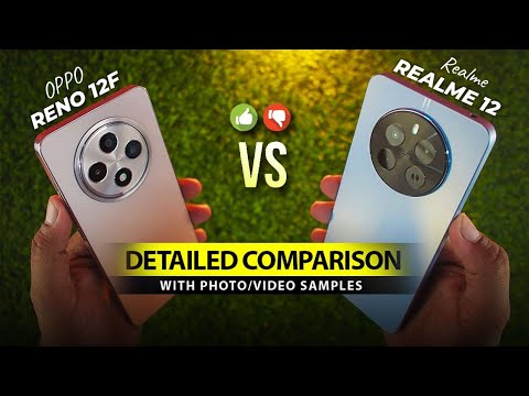 Oppo reno 12F vs Realme 12 Detailed Comparison - Same Design but konsa zyada acha hai ?