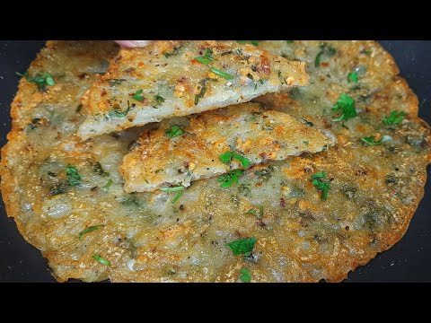 सिर्फ 1कच्चे आलू से बिना तले /तवे पर बनाये नाश्ता Breakfast recipe/Indian nashta