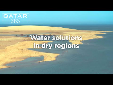 YouTube video thumbnail: New Climate-Resistant Initiatives Underway in Qatar to Conserve Water in the Desert