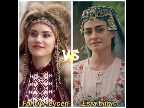 Fahriye evcen VS Esra bilgic🔥Who is Your Favorite? Tell Me in Comments😍#pickonechallenge