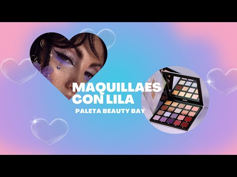 Maquillaje con lilas y charlita linda