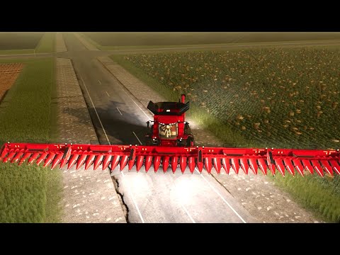 Ridiculously Unrealistic US Flat Lands EP#7 | Fs 25 | Farming Simulator 25