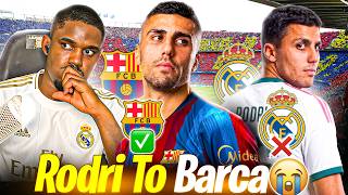 IF BARCELONA SIGN RODRI… REAL MADRID ARE FINISHED! 😭