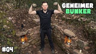 STEIN SHELTER im Auftrag von @FritzMeinecke bauen #04 | Bushcraft Camp 🏕️