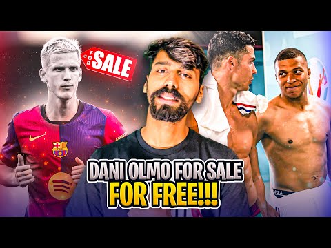 Dani Olmo's Future in Danger with Barcelona ! Mbappe on Cristiano Ronaldo | Manchester United Out