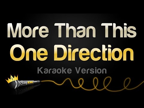 One Direction – More Than This (Karaoke Version)