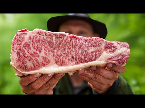Ich habe das zarteste Wagyu A5+ meines Lebens auf glühendem Stein gegrillt 🤯❤️‍🔥