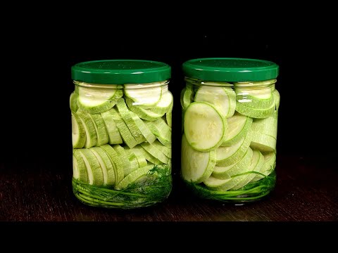 Вот как можно сохранить кабачки до весны! 7 моих обязательных заготовок! Кабачки на зиму!