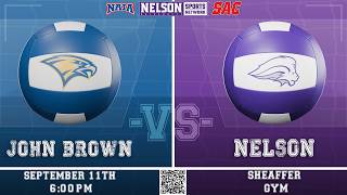 John Brown vs Nelson - NAIA Women's Volleyball 2026