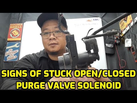 SIGNS OF A STUCK OPEN AND STUCK CLOSED PURGE VALVE SOLENOID P0443 P0444 P0445 P0442