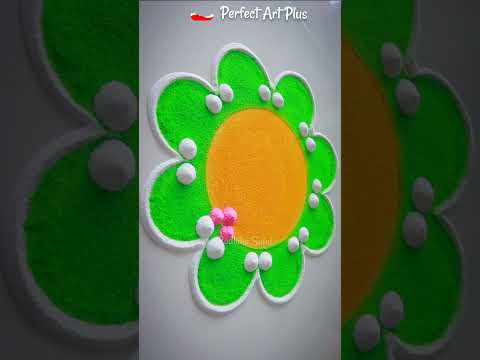 Diwali Beautiful Rangoli Designs #rangoli #diwalirangoli #shorts
