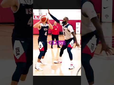 Mic'd up LEBRON & STEPH at Olympics 🔥🎤