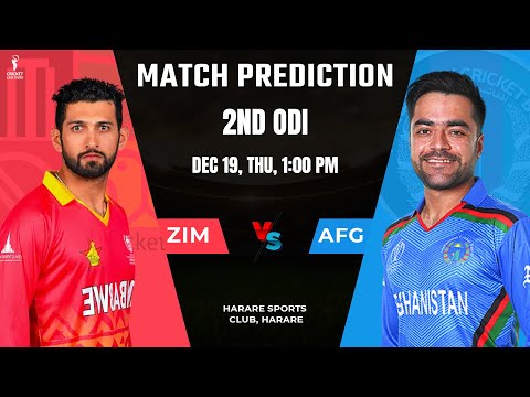 ZIM vs AFG 2nd ODI Dream11 Team | Zimbabwe vs Afghanistan 2nd ODI Match PREDICTION | WHO WILL WIN?