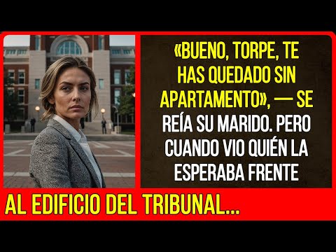 «Bueno, torpe, te has quedado sin apartamento», — se reía su marido. Pero cuando vio quién...