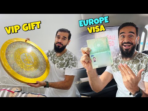 Alhamdulillah europe ka visa mil gaya ✈️ VIP gift bhi agaya 😍