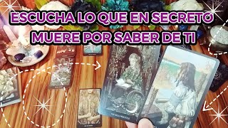 ✨ MIRA LO QUE EN SECRETO ESA PERSONA ANHELA POR SABER DE TI 🙇🏻‍♂️💭❣️ #tarot 