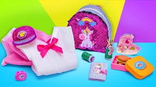 Metamorfoza dla Barbie na powrót do szkoły! 🎒✨ Niesamowite małe DIY