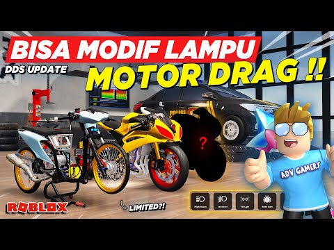 AKHIRNYA BISA MODIFIKASI LAMPU MOTOR DRAG DAN MOBIL POLISI BARU !! BOCORAN RDID UPDATE - Roblox